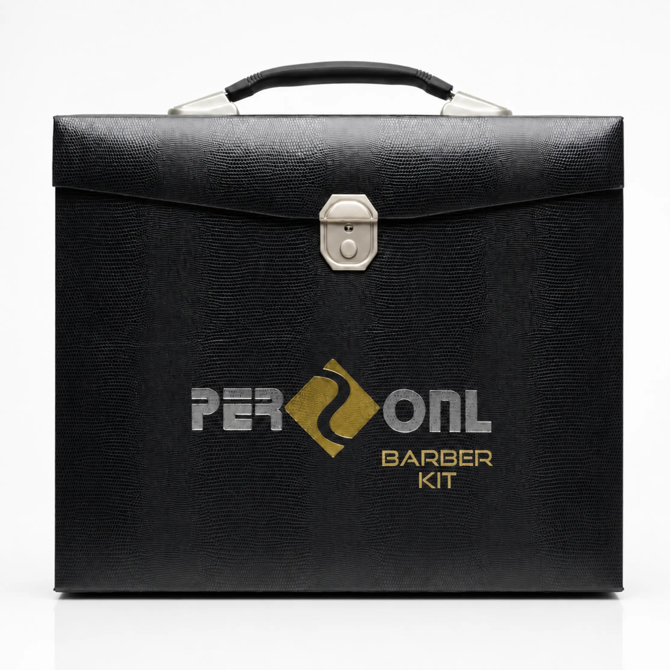PERSONL Professional Barber Kit – Leather Briefcase Style Salon Tools Set