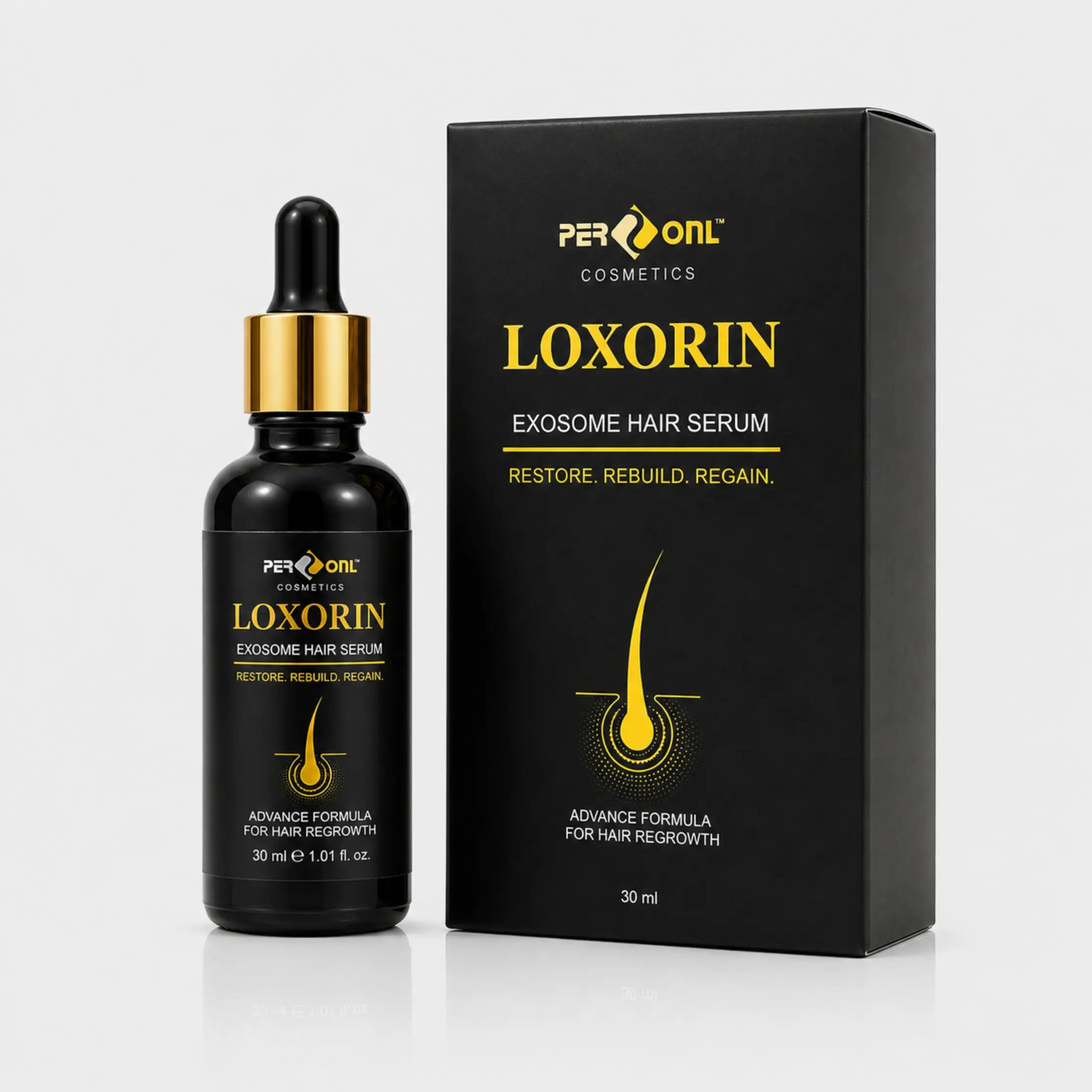 Loxorin Exosome Hair Serum – Advanced Formula for Hair Regrowth Support, 30ml