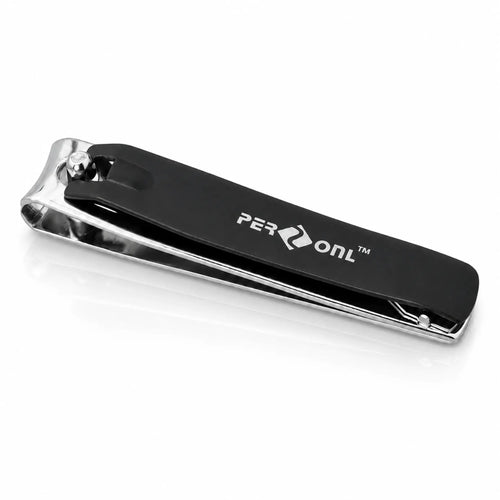 PERSONL Professional Nail Clipper – Stainless Steel Nail Cutter with Non-Slip Grip